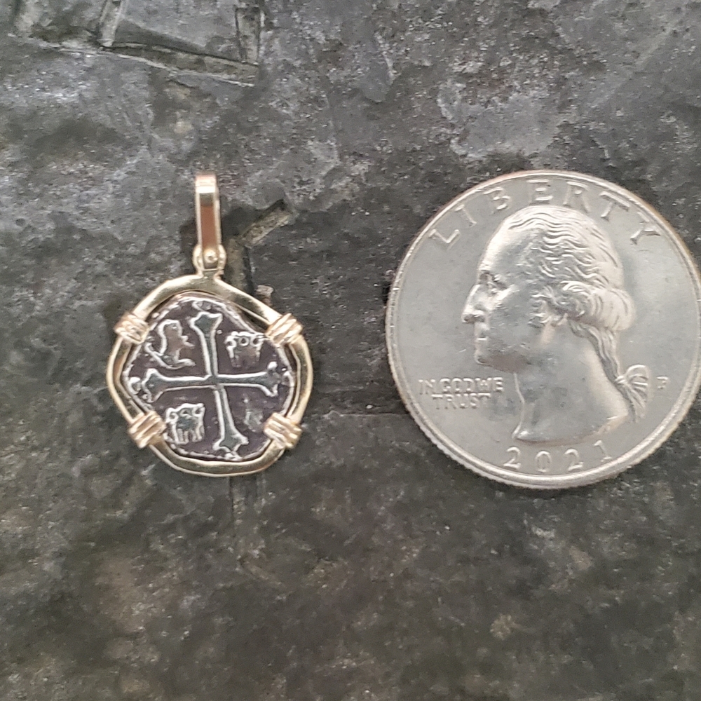 COPY - Atocha silver with real 14kt gold